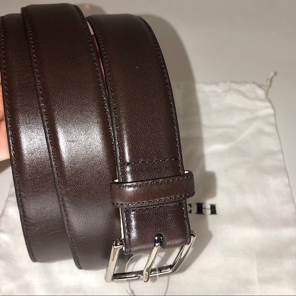 COACH Men’s Leather Brown Belt Size 40 NWT - Picture 2 of 7